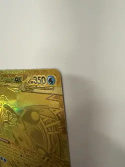 Gold Mega Greninja EX 122/086 Chaos Rising English Full Art Hyper Rare Pokemon - Image 4