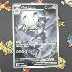 Pokemon TCG Steelix 150/132 Illustration Rare Holo ME01 EN - Image 1