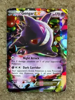 Gengar EX 34/119 XY - Phantom Forces Holo 2014 Pokemon #34 - Image 3