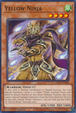 Yugioh - Yellow Ninja - MP25-EN449 - Common - NM/M - Image 1