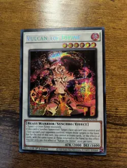 Vulcan the Divine MP25-EN134 Prismatic Secret Rare 2025 Mega Pack Yugioh NM - Image 1