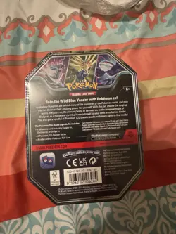 POKEMON TCG AZURE LEGENDS TIN w/4 BOOSTER PACKS, 1 FOIL KYOGRE ex - Image 2