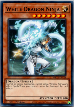 Yugioh - White Dragon Ninja - MP25-EN444 - Common - NM/M - Image 1
