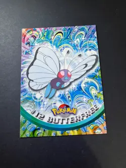 Topps Pokemon Butterfree 12 Series 1 Card Blue Topps Trading Card Vintage - Image 1