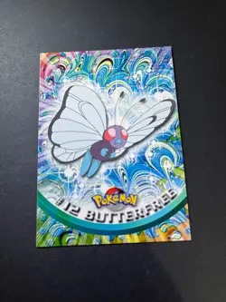 Topps Pokemon Butterfree 12 Series 1 Card Blue Topps Trading Card Vintage - Image 2
