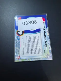 Topps Pokemon Butterfree 12 Series 1 Card Blue Topps Trading Card Vintage - Image 5