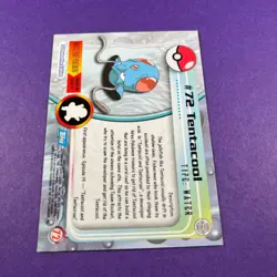 Tentacool 72 Topps TV Animation Edition Blue Label Pokemon Card TCG - Image 4