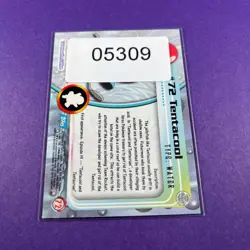 Tentacool 72 Topps TV Animation Edition Blue Label Pokemon Card TCG - Image 5