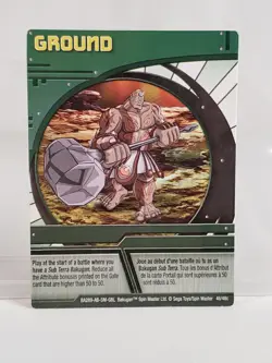 Bakugan Battle Brawlers Ability Card Green Ground Sub Terra 46/48c - Image 1