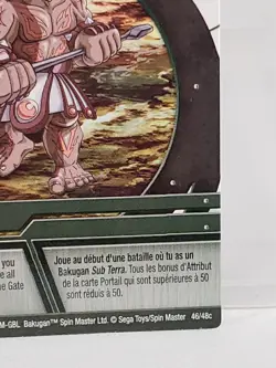 Bakugan Battle Brawlers Ability Card Green Ground Sub Terra 46/48c - Image 5