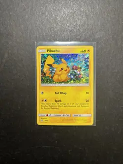 Pikachu SM86 Pokemon Card Sun & Moon Black Star Promo Holo General Mills PTCG NM - Image 1