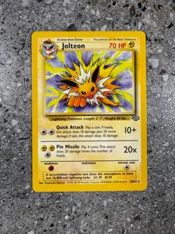 Pokemon TCG Cards Jolteon 20/64 Jungle Rare NM - Image 1