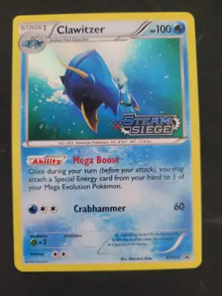 Clawitzer (XY146) - [Steam Siege Prerelease] XY Holo Promo - Pokemon Card - Image 1