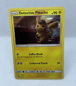 Detective Pikachu SM190 Black Star Promo Holo Pokemon Card - Image 3