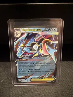 Pokemon - Mega Greninja ex 022/086 Double Rare Holo - ME04: Chaos Rising - NM - Image 1
