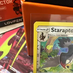 Reverse Holo Staraptor 83/111 Rare SM - Crimson Invasion Pokemon TCG NM - Image 2