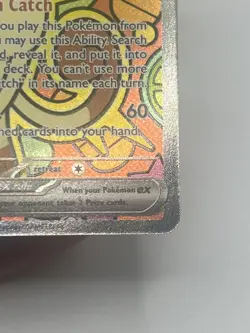 Pokemon TCG Mega Evolutions Perfect Order Meowth EX SIR 121/88 - Image 3