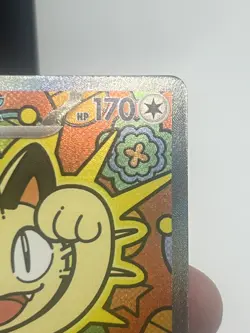 Pokemon TCG Mega Evolutions Perfect Order Meowth EX SIR 121/88 - Image 4