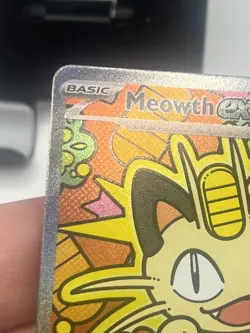 Pokemon TCG Mega Evolutions Perfect Order Meowth EX SIR 121/88 - Image 5