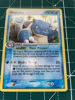 Blastoise 14/100 Holo Rare Ex Crystal Guardians Pokemon TCG - Image 1