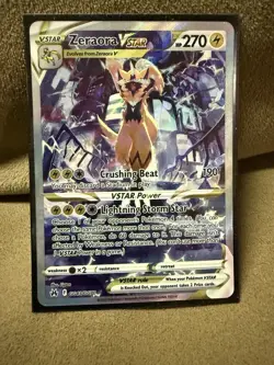 Pokemon Zeraora VSTAR Crown Zenith Full Art Holo Ultra Rare GG43/GG70 - Image 1