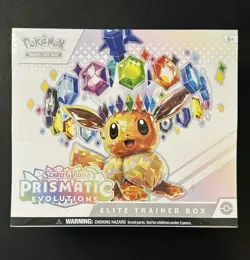 Pokemon TCG Scarlet & Violet Prismatic Evolutions Elite Trainer Box ETB Sealed - Image 1