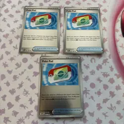 3x Poke Pad 081/088 x3- NM Perfect Order Pokemon ME03 - Image 1