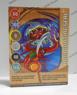 Bakugan Card - Adamantine Seal - Bronze Gate Card - BA739 - 20/48ah - 2009 - Image 1