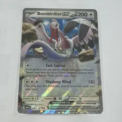 Pokemon TCG Bombirdier Ex 156/182 S&V Paradox Rift Double Rare - Image 1