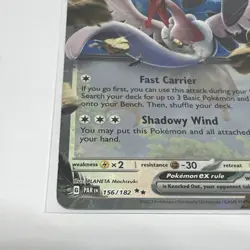 Pokemon TCG Bombirdier Ex 156/182 S&V Paradox Rift Double Rare - Image 3