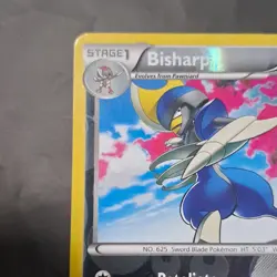 Pokemon TCG Bisharp 64/114 XY Steam Siege Reverse Holo Rare 2016 100 HP - Image 2