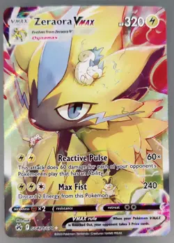 Pokemon: Zeraora VMAX GG42/GG70 Crown Zenith: Galarian Gallery Holo - Image 1