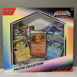 Pokemon TCG SV8.5 Prismatic Evolutions Poster Collection Box Factory Sealed Pack - Image 2