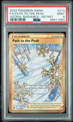 Pokemon TCG SWSH Path to the Peak - Astral Radiance 213/189 - PSA 9 - Image 1