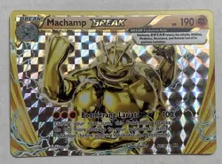 Pokemon XY Evolutions Machamp BREAK 60/108 Ultra Rare Holo LP - Image 1