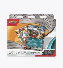 Pokemon TCG Mabosstiff ex Showcase Box Sealed Promo + 3 Booster Packs. - Image 1