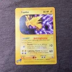 The Pokemon Company TCG Zapdos 044/147 Aquapolis Rare Regular 2002 - Image 1