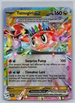 Tatsugiri ex 142/191 Double Rare Surging Sparks Pokemon Near Mint - Image 1