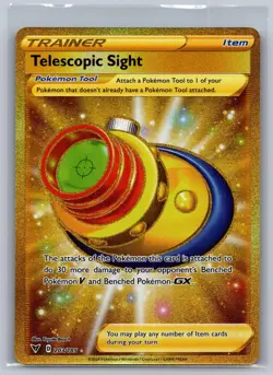 Telescopic Sight 203/185 Secret Rare Vivid Voltage Pokemon Near Mint - Image 1