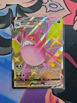 Pokemon Crobat VMAX Promo Full Art Holo SWSH099 Sword & Shield NM - Image 1