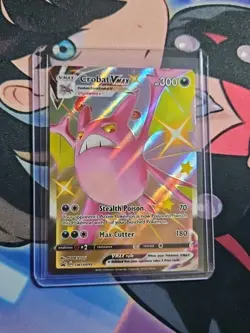 Pokemon Crobat VMAX Promo Full Art Holo SWSH099 Sword & Shield NM - Image 3