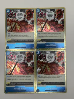 Hound Blaze Playset - OP05-057 x4 - Awakening of the New Era - One Piece TCG - Image 1