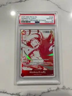 One Piece PSA 10 Monkey D Luffy 3rd Anniversary Treasure Campaign Pack ST10-006 - Image 1