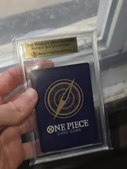 One Piece Beckett Portgas.D.Ace Wanted Poster SP Error OP13-119 Beckett 9.5 2025 - Image 2