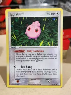 Igglybuff Uncommon Hidden Legends Pokemon Card Reverse Holo 37/101 LP - Image 1