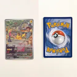 Pokemon TCG SV151 Pikachu IR & Erika’s Invitation SIR/FA 3 Card Lot NM/Mint - Image 2