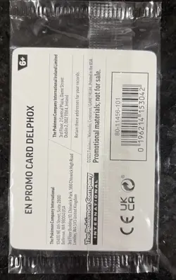 Delphox 013/086 Stamped Best Buy Promo SEALED Chaos Rising Pokemon Card - Image 2