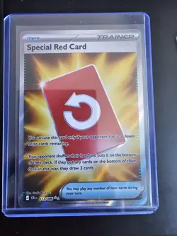 Special Red Card 113/086 Chaos Rising Pokemon Card - Image 1