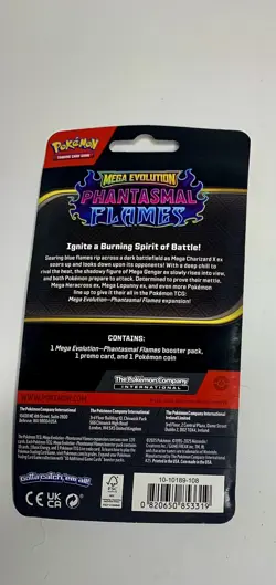 Phantasmal Flames blister pack with Promo card &Collectible Coin.Factory sealed - Image 2