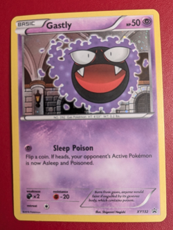 Gastly XY132 Holo Black Star Promo Pokemon Card Excellent - Image 1